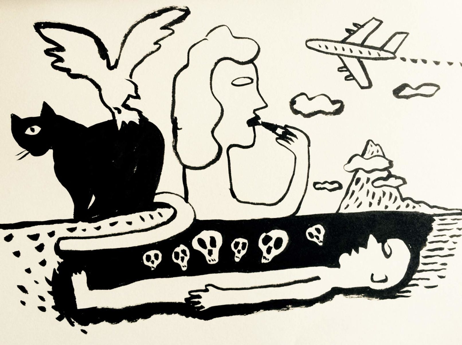 hany-tamba-dark-below-make-up-die-drawing