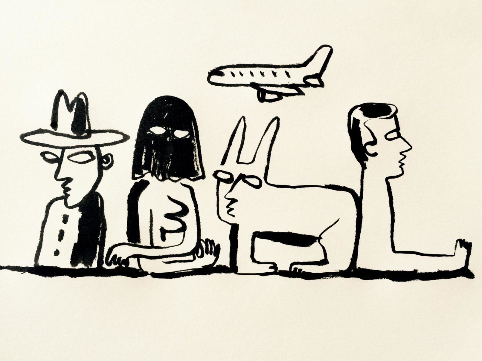 hany-tamba-dark-below-passengers-drawing